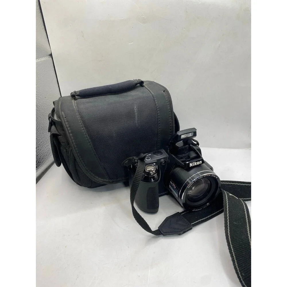 Nikon Coolpix L120 Digital Camera 21x 14.1 Megapixels Black Working TESTED